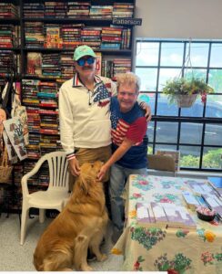 author Tommie Weber at Chasing Miracles book signing at Flutterby Books & More