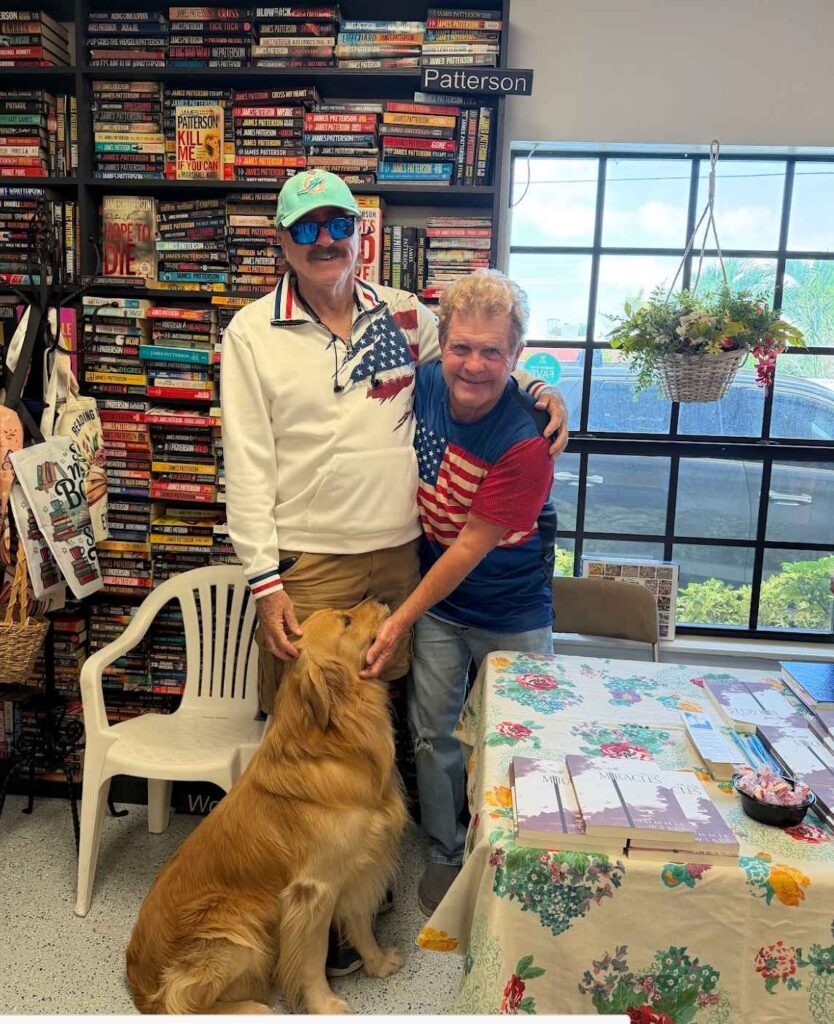 author Tommie Weber at Chasing Miracles book signing at Flutterby Books & More